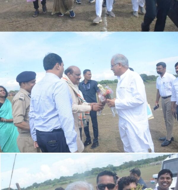 RAIPUR :  सीएम बघेल ग्राम कांशीगढ़ पहुंचे