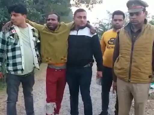 मॉर्निंग वॉक कर रहे युवक का मोबाइल लूटकर भागा,आरोपी को पुलिस ने पीछा करके मारी गोली