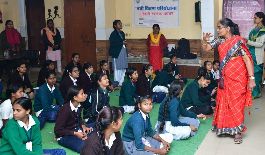 BALCO ने दिव्यांगों को दिया माहवारी स्वच्छता प्रबंधन प्रषिक्षण