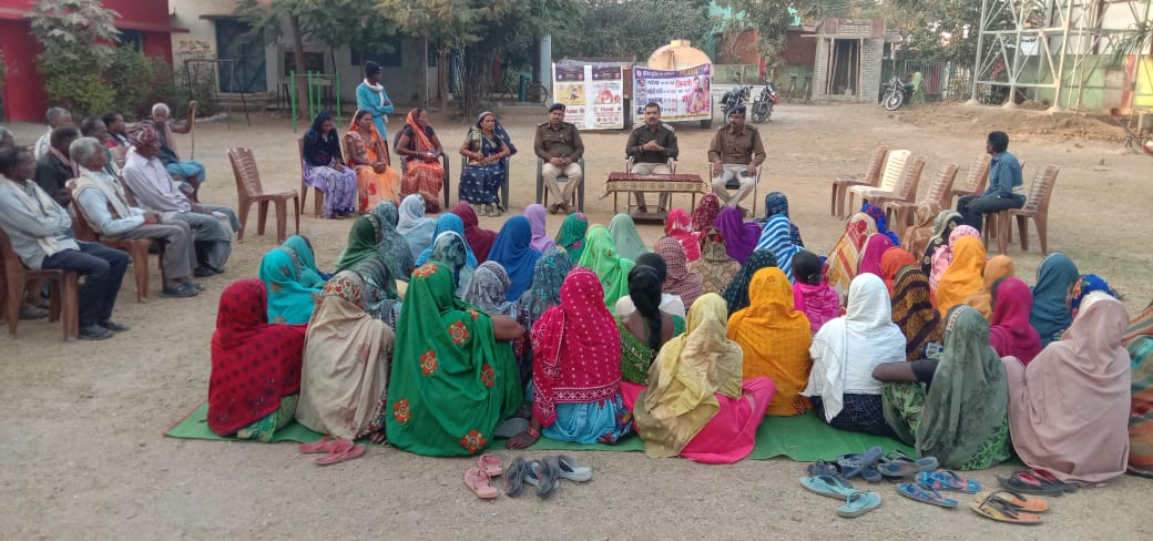 निजात अभियान के अंतर्गत थाना दीपका क्षेत्र ग्राम रंजना में चलाया गया जागरूकता कार्यक्रम