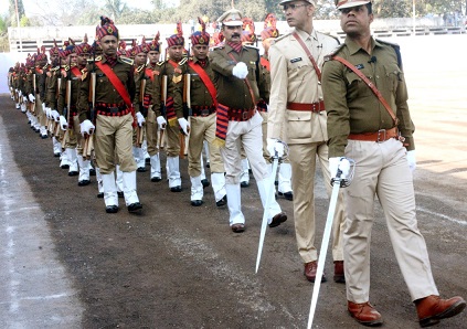 Republic Day मुख्य समारोह का हुआ अंतिम रिहर्सल, मुख्य अतिथि बनकर अपर कलेक्टर ने परखी तैयारी