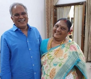 CM Bhupesh Baghel की 41st Wedding Anniversary ने शायराना अंदाज में