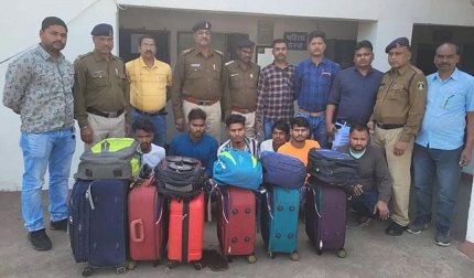 Raipur Crime : 10 लाख का गांजा रायपुर रेलवे स्टेशन में पकड़ाया, 6 सप्लायर गिरफ्तार