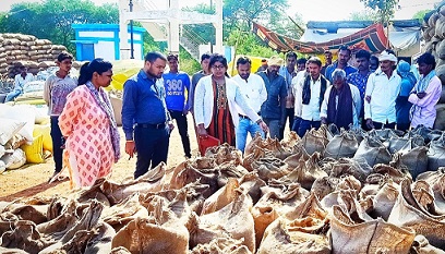 इस वर्ष समर्थन मूल्य पर 61276 कृषको से कुल उपार्जित धान की मात्रा 281266 मिट्रिक टन रही