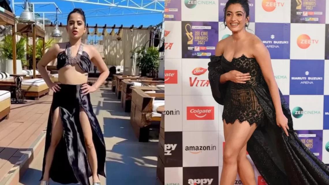 Rashmika Mandanna Award Show में छोटी ड्रेस पहनने पर हुई ट्रोल, User बोले- Urfi को फॉलो कर रही है