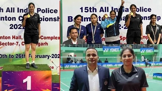 All India Police Championship :  छतीसगढ़ को मिले दो गोल्ड समेत तीन मैडल, IPS भावना गुप्ता ने पुलिस गेम्स में जीता गोल्ड….