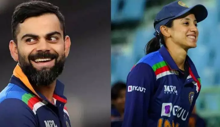 Virat Kohli और Smriti Mandhana के बीच है ये खास संयोग, दोनों ही अब आरसीबी फ्रेंचाइजी का हिस्सा