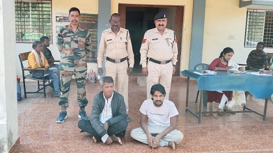 Raigarh Crime : सुने मकान से बर्तनों की चोरी करने वाले दो आरोपियों को पुलिस ने किया गिरफ्तार…..