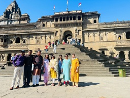 महारानी अहिल्या देवी होल्कर की नगरी महेश्वर का भ्रमण किए के.के. खेलवार