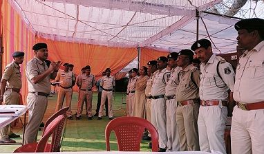 Janjgir-Champa : पीथमपुर फाल्गुन पुर्णिमा में लगाई गई पुलिस की चाक चौबंद व्यवस्था