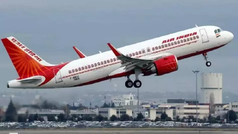 Air India की फ्लाइट में NRI ने किया हंगामा, बांधने पड़े हाथ-पैर, फिर…