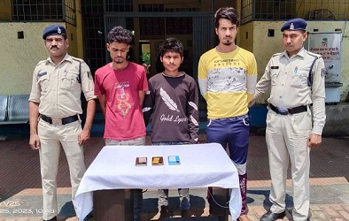 Raipur Crime : घर से मोबाईल चोरी करने वाले 3 आरोपी गिरफ्तार