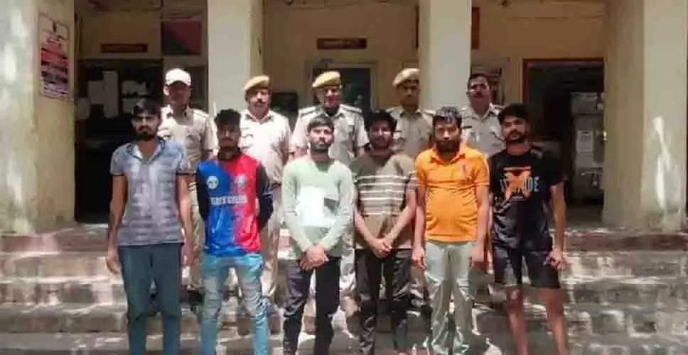 Crime News : ऑनलाइन सट्टा खिलाते 6 आरोपी गिरफ्तार