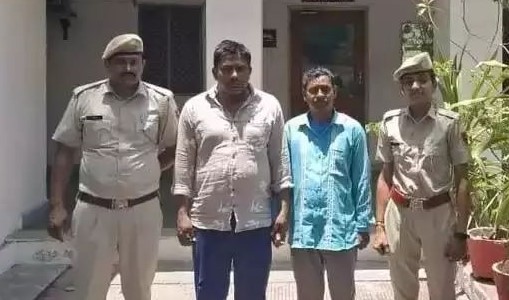 Crime News : टाइल्स चोरी के 2 आरोपी गिरफ्तार