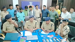 Durg News : आनलाइन सट्टे पर पुलिस की कार्रवाई, पांच गिरफ्तार