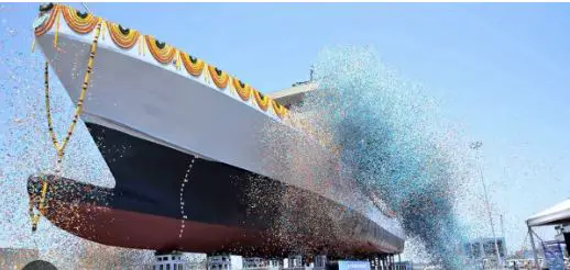 Indian Navy Submarine Anjdeep Launch : देश का तीसरा एंटी-सबमरीन वॉरफेयर कॉर्वेट अंजदीप लॉन्च, इंडियन नौसेना की बढ़ेगी ताकत