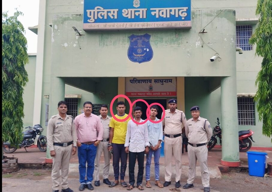 CG Crime News : 03 बाईक चोरी करने वाले आरोपीगण गिरफ्तार