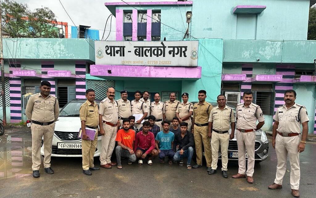 KORBA : आदतन गुण्डा बदमाश सोमनाथ अग्रवाल एवं उनके साथियों को Balco Police ने किया गिरफ्तार