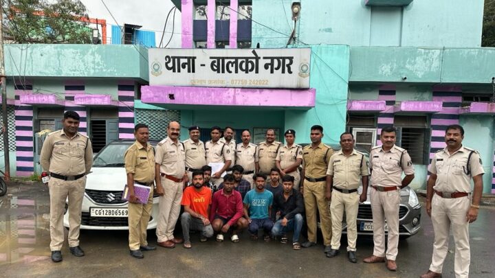 KORBA : आदतन गुण्डा बदमाश सोमनाथ अग्रवाल एवं उनके साथियों को Balco Police ने किया गिरफ्तार