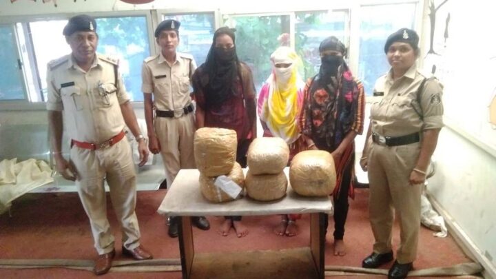 CG CRIME NEWS : 17 किलो गांजा के साथ 3 महिला तस्कर गिरफ्तार