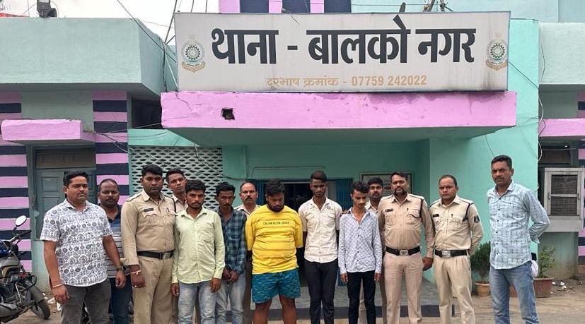 Balco Police की त्वरित कार्यवाही, 24 घण्टे में कबाड चोर गिरफतार