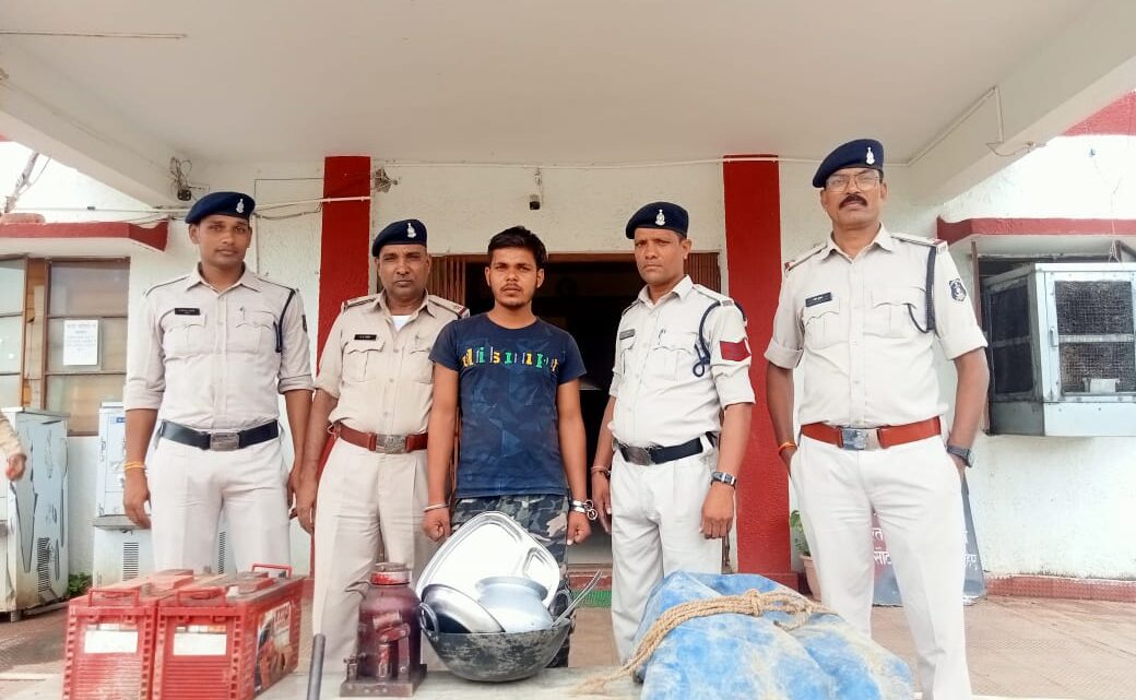 चोरी करने वाले आरोपी को Mulmula Police  ने किया गिरफ्तार