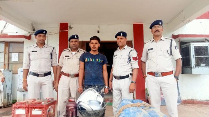 चोरी करने वाले आरोपी को Mulmula Police  ने किया गिरफ्तार