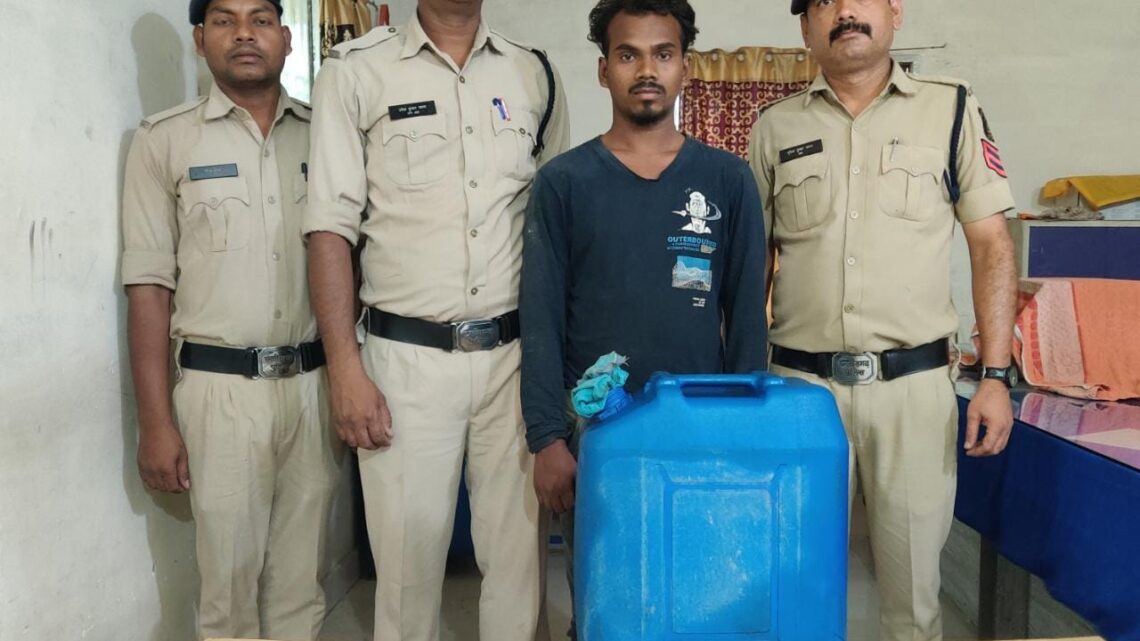 डीजल चोरी करने वाला आरोपी को Baloda police ने किया गिरफ्तार