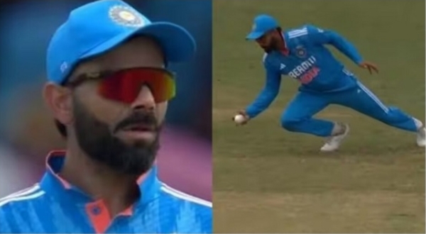 IND vs WI: जडेजा की गेंद पर कोहली ने एक हाथ से पकड़ा कैच, फैंस ने जमकर की तारीफ