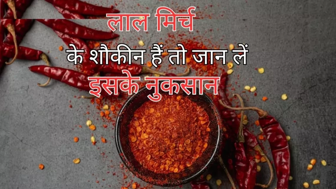 Red Chilli Side Effects: अगर आप भी हैं मसालेदार खाने के शौकीन, तो जान लें लाल मिर्च पाउडर खाने के गंभीर नुकसान