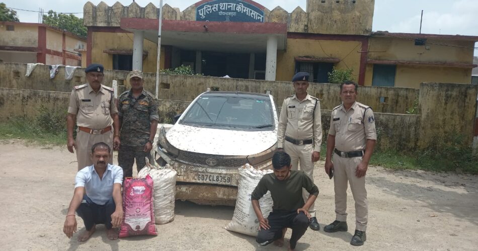 Mahasamund Crime : गांजे की परिवहन करते दो अंतरराज्यीय तस्कर गिरफ्तार