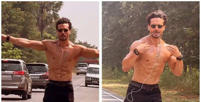 Tiger Shroff: लग्जरी गाड़ी छोड़ स्केट्स से घूमते दिखे टाइगर श्रॉफ, आधे कपड़ों में मुंबई के मौसम का लिया मजा