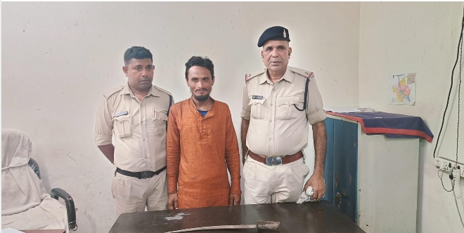 बिलासपुर : आदर्श आचार संहिता के मददेनजर सिविल लाईन पुलिस द्वारा किया गया तलवार लेकर डराने वाले युवक के विरूद्ध आर्म्स एक्ट की कार्यवाही