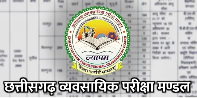 CG Vyapam Exam: व्यापम की भर्ती परीक्षा 29 को, एडमिट कार्ड वेबसाइट पर उपलब्ध