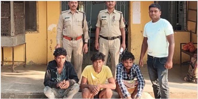 तमनार पुलिस ने अभियान चलाकर लंबे समय से फरार तीन स्थायी वारंटी को किया गिरफ्तार…..