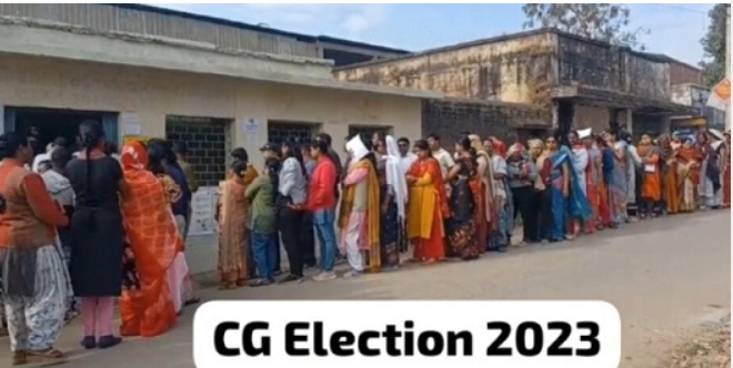 CG Assembly Elections 2023 : छत्तीसगढ़ के दूसरे चरण के लिए 70 विधानसभा सीटों पर आज मतदान की प्रक्रिया शुरू, बड़ी संख्या में लोग मतदान केंद्र पहुंचकर अपने मताधिकार का प्रयोग करते नजर आए