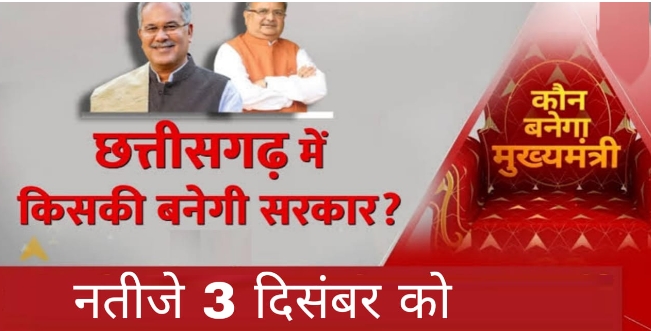 छत्तीसगढ़ में किसकी बनेगी सरकार, फैसला 3 दिसंबर को, प्रदेश में 18,833 मतदान केंद्रों पर हुई वोटिंग, इस जिले में हुआ सबसे अधिक मतदान…