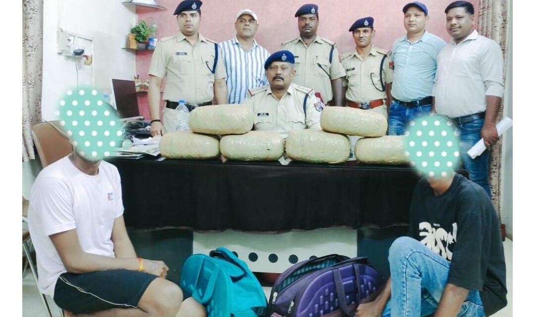 रायपुर: आरपीएफ ने 12 किलो गांजा के साथ 2 नाबालिगों को पकड़ा…