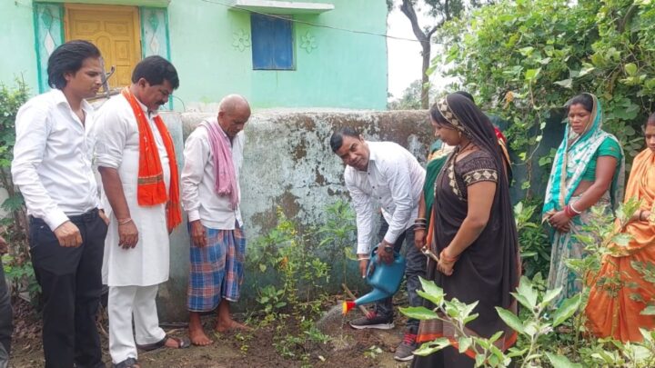 देश के पहले किसान स्कूल में आयोजित हुआ श्रद्धाजंलि कार्यक्रम, फलदार अनार पौधा का किया गया रोपण, जन्म जयंती पर वरिष्ठ पत्रकार कुंजबिहारी साहू को नमन किया गया