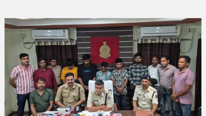 कोरबा: पुलिस की गिरफ्त में आए 5 सटोरिए, यहां से संचालित किया जा रहा था Online सट्टा का कारोबार