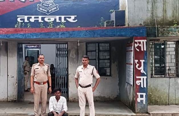 रायगढ़: तलवार लहराने वाला आरोपित युवक गिरफ्तार, पुलिस की त्वरित और प्रभावी कार्रवाई