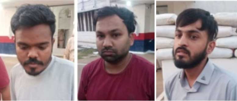 3 ब्लैकमेलर गिरफ्तार, फोटो-वीडियो वायरल करने की धमकी देकर मांगे थे पैसे…