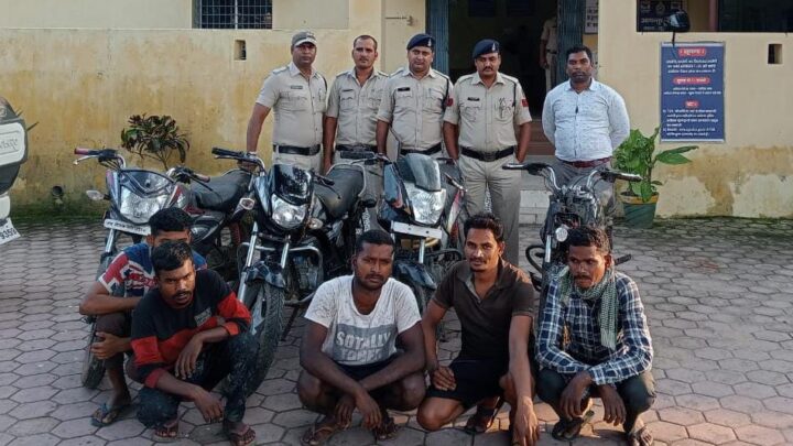 भूमिगत खदान से कोयला चोरी मामले में 5 गिरफ्तार, थाना सूरजपुर पुलिस की कार्यवाही