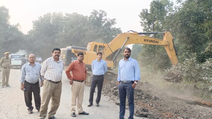 रायगढ़ से घरघोड़ा और खरसिया से धरमजयगढ़ के बीच विभिन्न हिस्सों में प्रारंभ हुआ कार्य