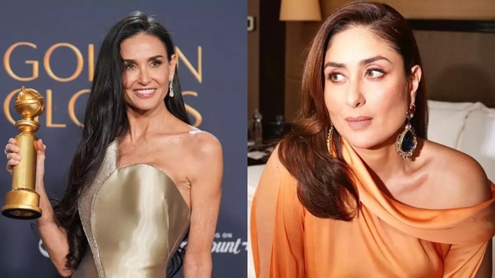 45 साल के करियर में Demi Moore ने जीता पहला गोल्डन ग्लोब अवॉर्ड