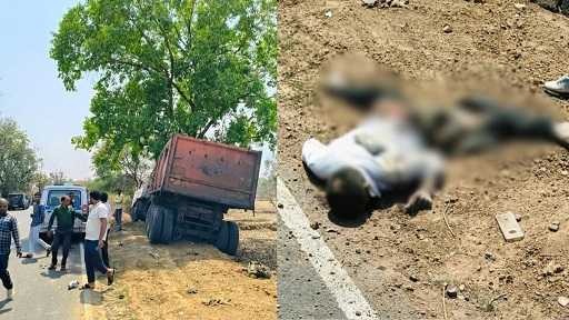 ट्रैलर और बाइक में हुई जबरदस्त जानलेवा टक्कर, बाइक चालक मृत ट्रैलर और बाइक में हुई जबरदस्त जानलेवा टक्कर, बाइक चालक मृत
