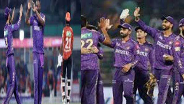 KKR ने एकतरफा मुकाबले में सनराइजर्स को 80 रन से हराया KKR ने एकतरफा मुकाबले में सनराइजर्स को 80 रन से हराया
