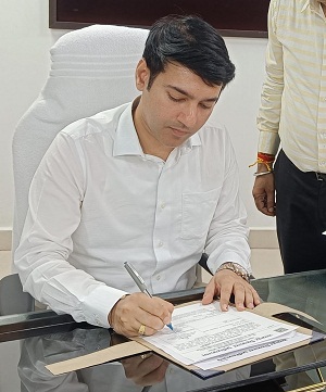 आरडीए में आकाश छिकारा ने संभाला सीईओ का कार्य आरडीए में आकाश छिकारा ने संभाला सीईओ का कार्य