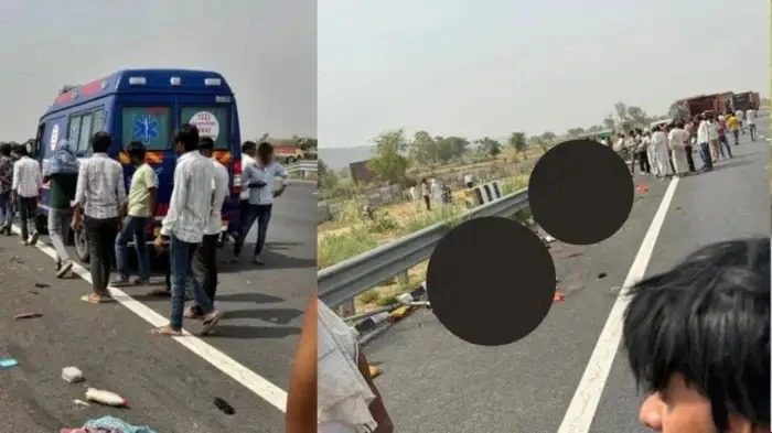 एक्सप्रेसवे पर भीषण हादसा: काम कर रहे थे मजदूरों को तेज रफ्तार पिकअप ने रौंदा, 6 की मौत, 5 गंभीर एक्सप्रेसवे पर भीषण हादसा: काम कर रहे थे मजदूरों को तेज रफ्तार पिकअप ने रौंदा, 6 की मौत, 5 गंभीर