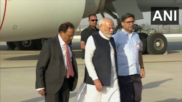 पहलगाम हमला: PM मोदी को लेने पहुंचे अजित डोभाल, जल्द बड़ी सुरक्षा बैठक में होंगे शामिल
